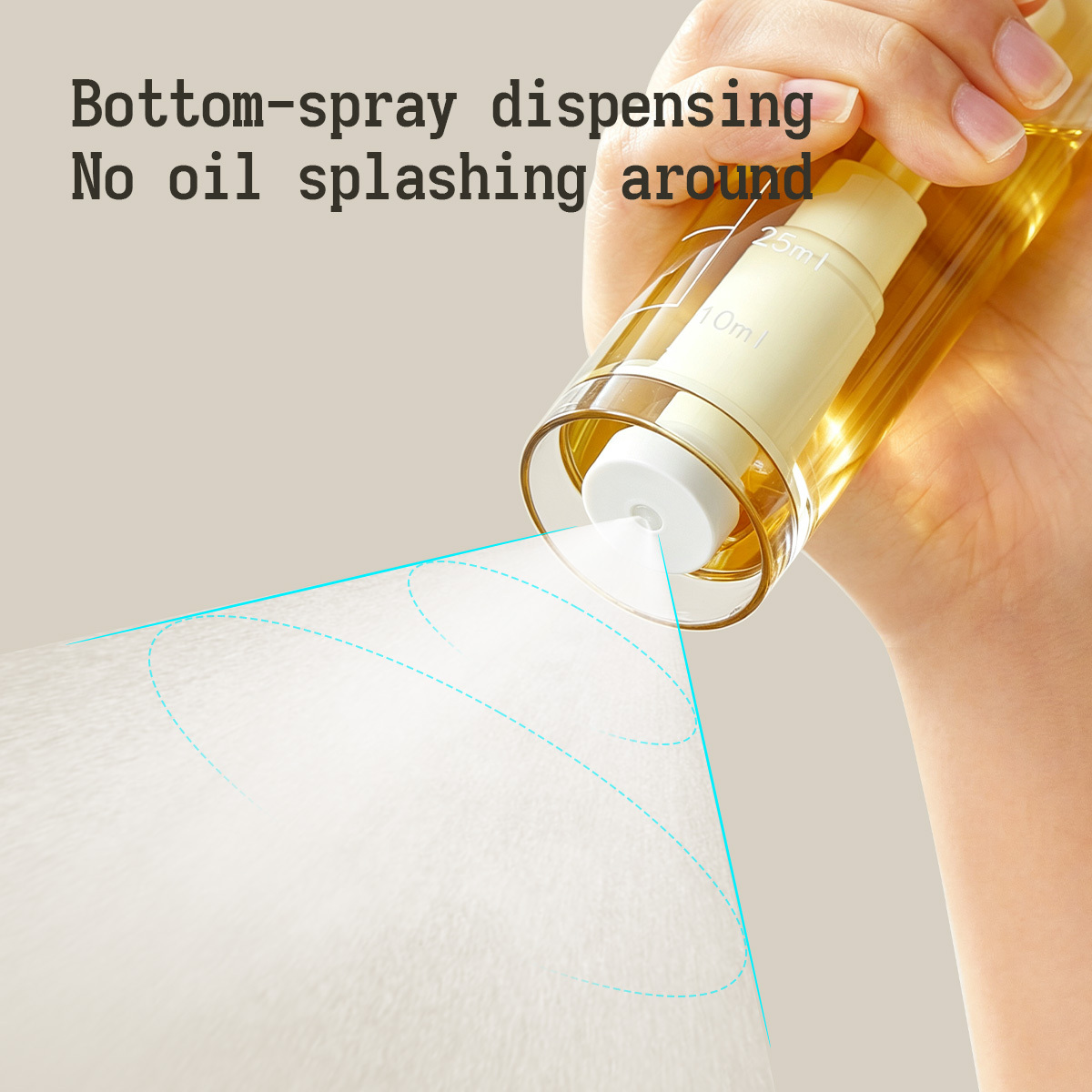 Kitchen Oil Sprayer Bottle 100ml Fine Mist 2