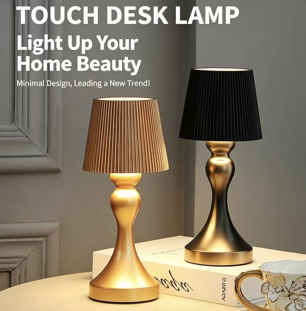Touch Control USB Rechargeable Bedroom Table Lamp 3
