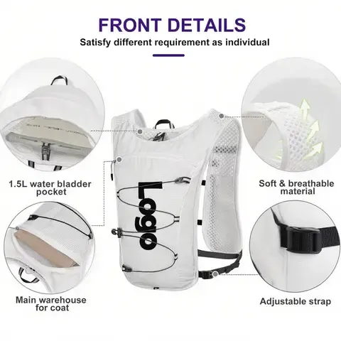Climbing Backpack Rucksack Running Bag 5L Lightweight Outdoor