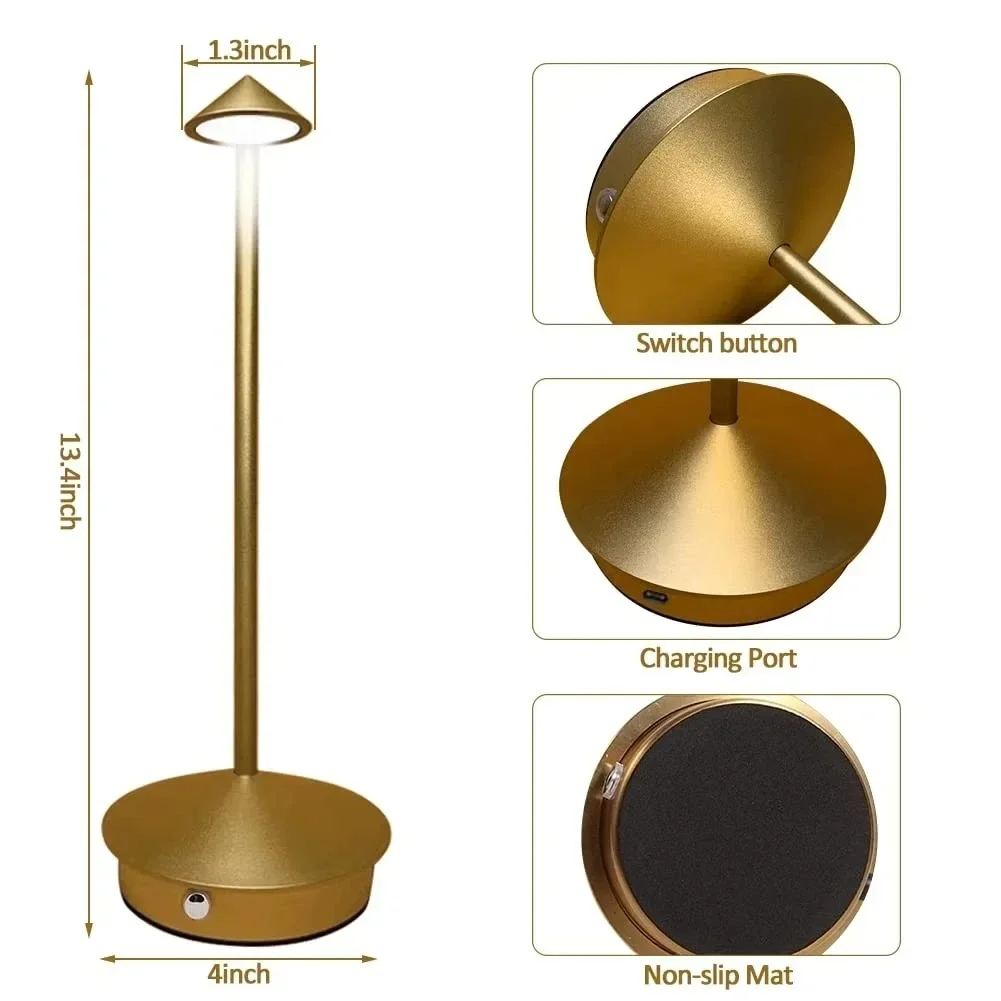 Akku-LED-Tischlampe