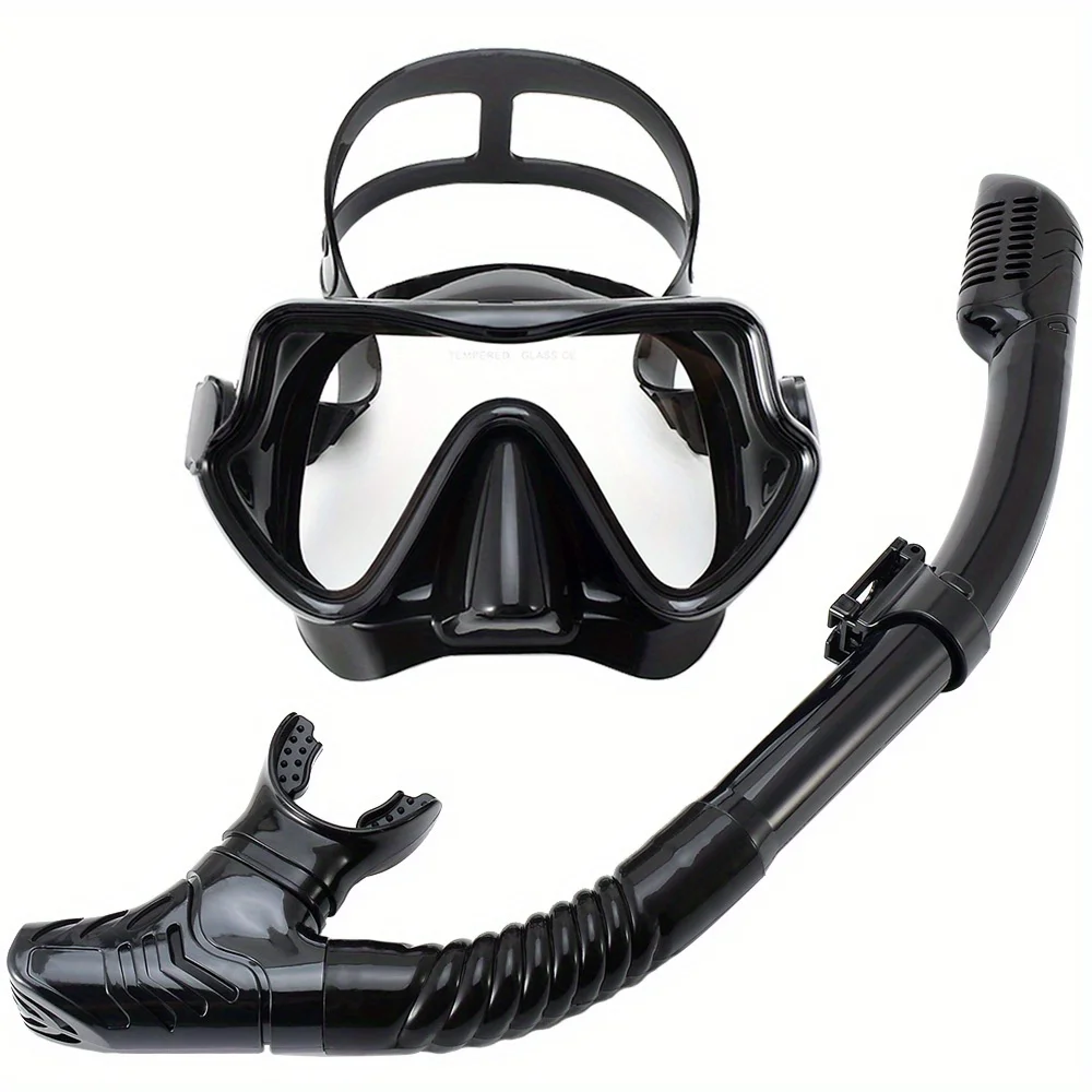Panoramic Snorkel Mask Set for Adults