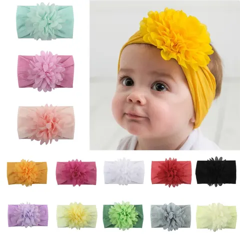 Creative Chiffon Flower Headband Baby Hair Accessories Cute