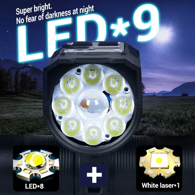 USB Bike Headlight With LED 2