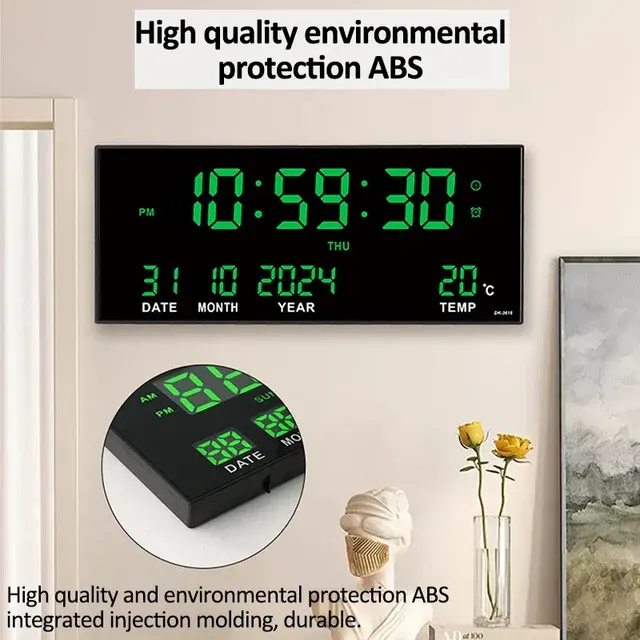 Digital Wall Clock 3