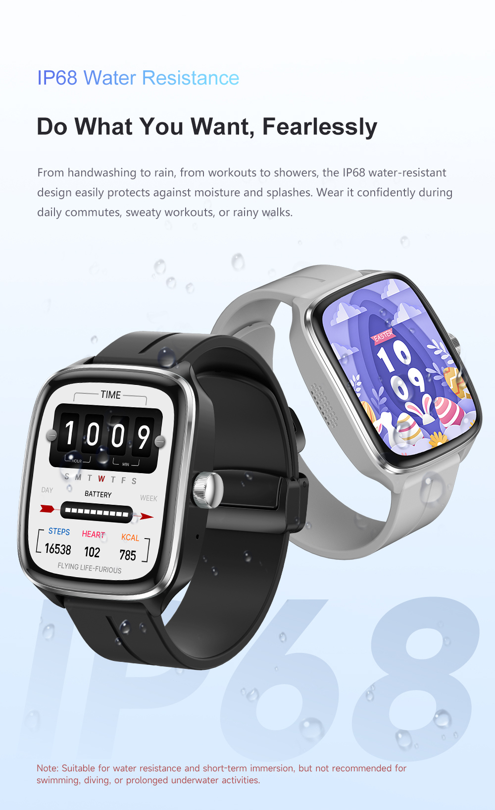 Waterproof Men's Smartwatch Sleep Monitor 4