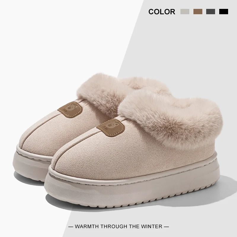 Fleece-Hausschuhe 3