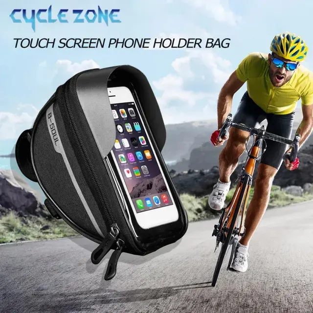 Mountain Bike Handlebar Bag with Touchscreen 3
