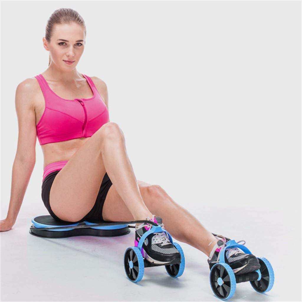Double Wheel Abs Roller with Dumbbell Handle 4