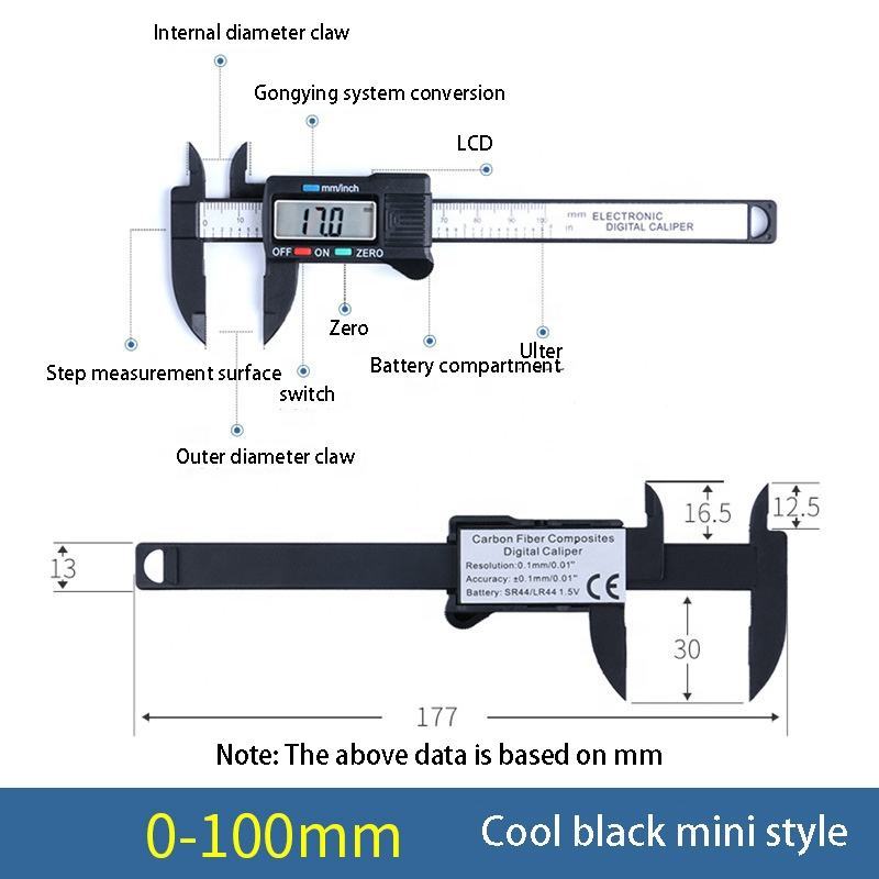 Digital Vernier Caliper with LCD Display 3