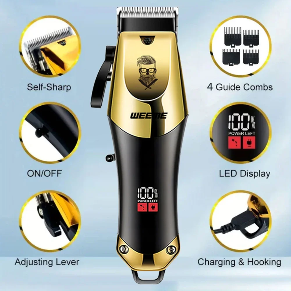 Cordless USB Fast-Charge Hair Clipper 2
