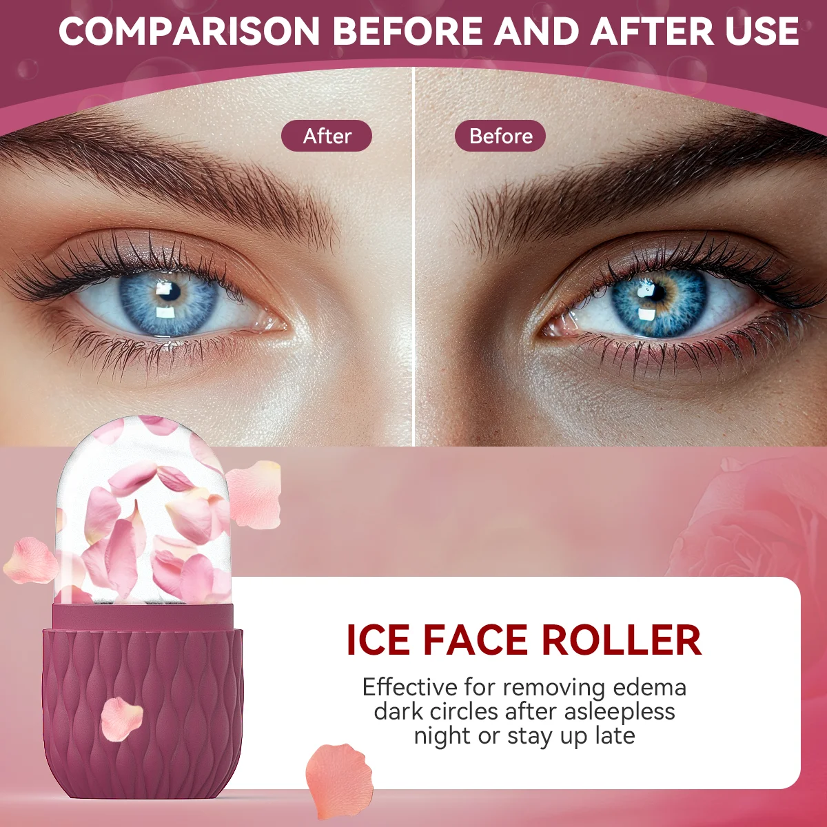 Reusable Silicone Ice Roller for Face - Fragrance-Free 2