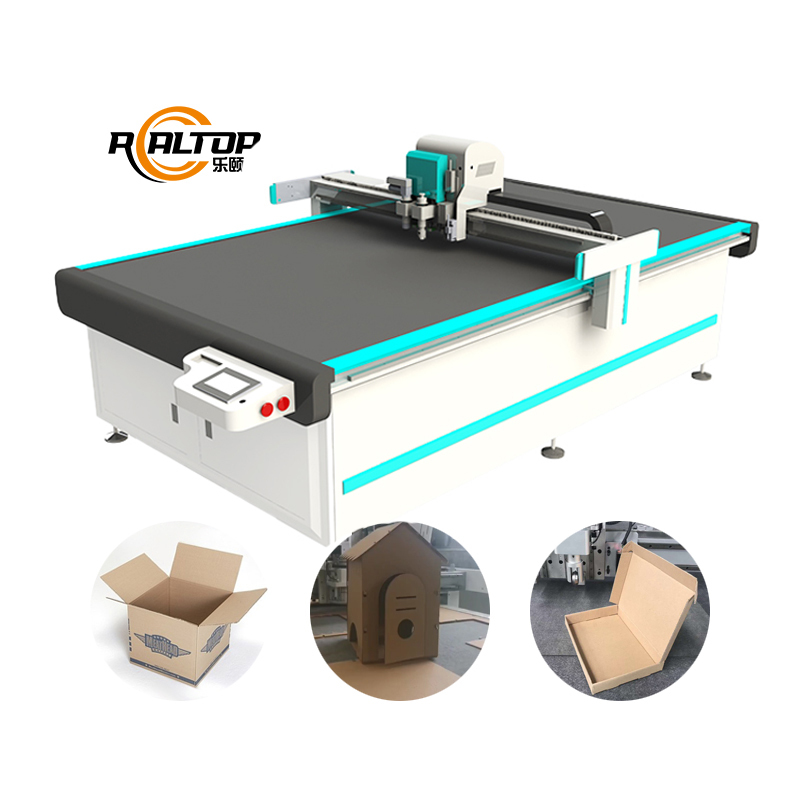 Realtop CNC Automatic Knife Paper Cardboard Digital Flatbed 2
