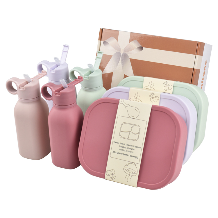 Customization Bento Box Set Enfant School Stainless Spoon
