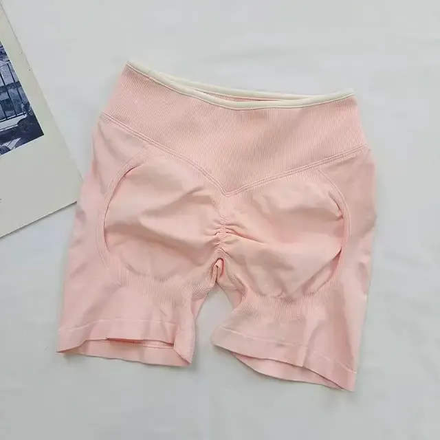 Seamless Hip-Lift Yoga Shorts 4