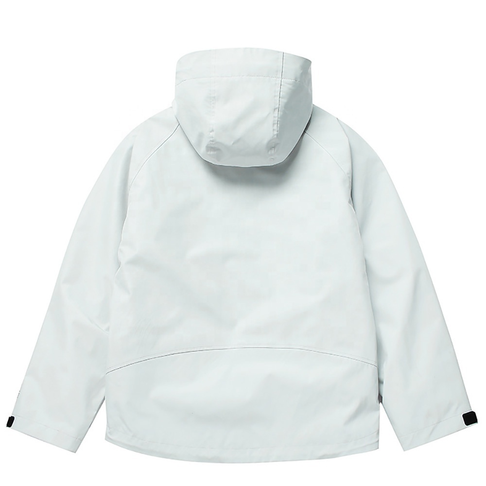 Wasserdichte Softshell-Windjacke mit Kapuze 4