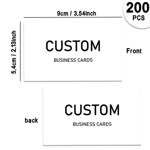 200 Matte Laminated Business Cards