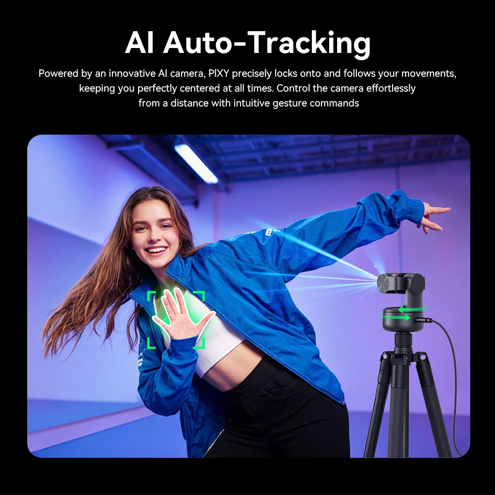 4K Webcam PTZ Webkamera mit Gestensteuerung Autofokus KI-Tracking 4