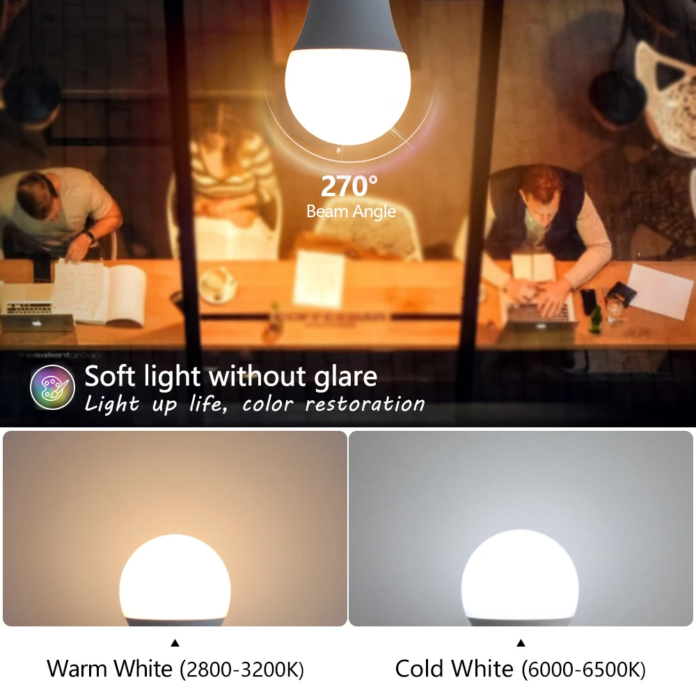 High-Power E27 LED Bulb up to 18W 2