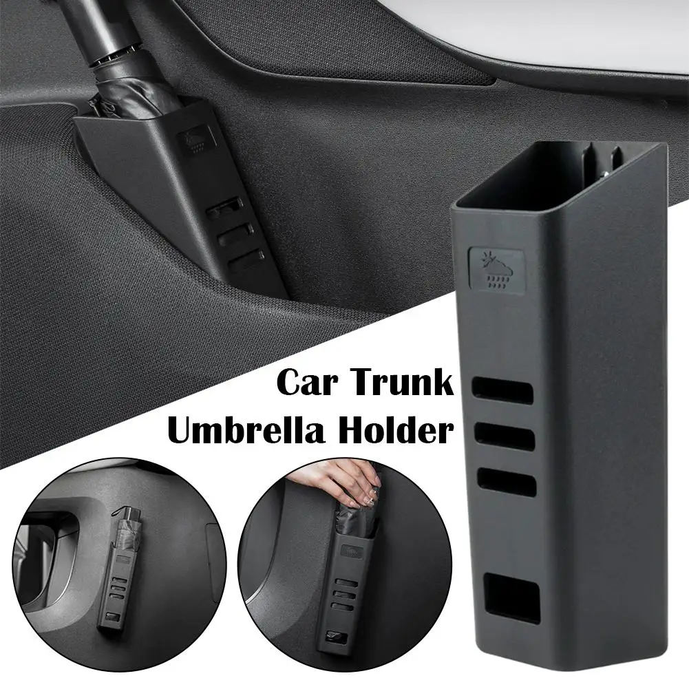 Car Umbrella Storage Box with Bottle Holder 2