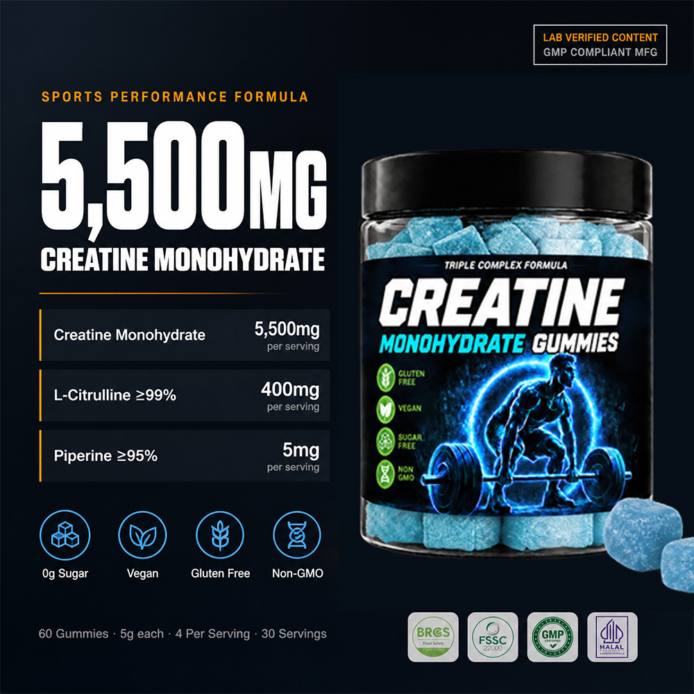 Gluten-Free Creatine Gummies with ATP 3