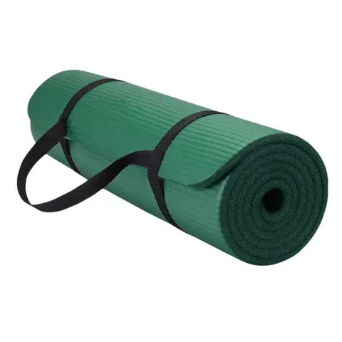 Portable NBR Yoga Mat With Carry Strap Thickness