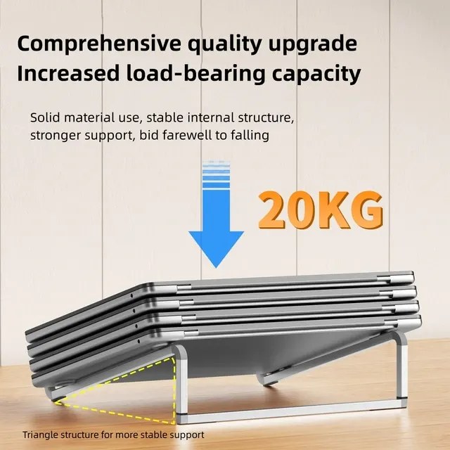 Foldable Adjustable Aluminum Laptop Stand 3
