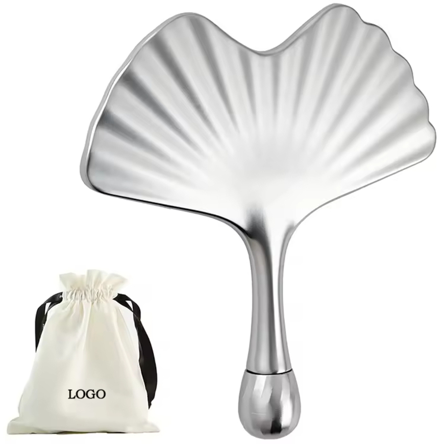 Stainless Steel Gua Sha Face Roller 3