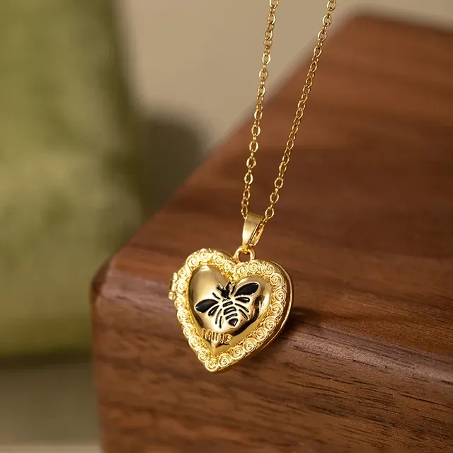 Stainless Steel Photo Locket Necklace 4