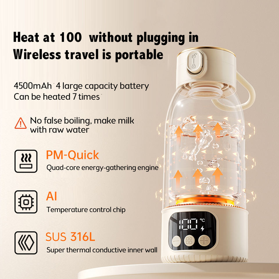 Smart Heated Insulated Water Bottle 500ml 3