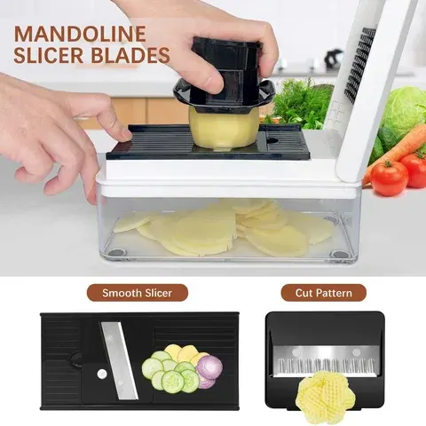 15-in-1 Multifunction Vegetable Chopper Set