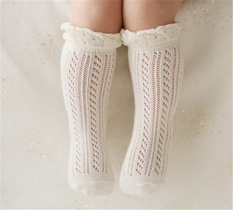 Medium and Small Children's Tube Socks Baby Mesh