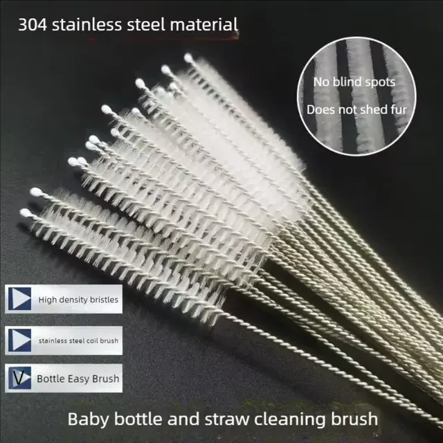 Nylon Straw Cleaning Brush Set 2