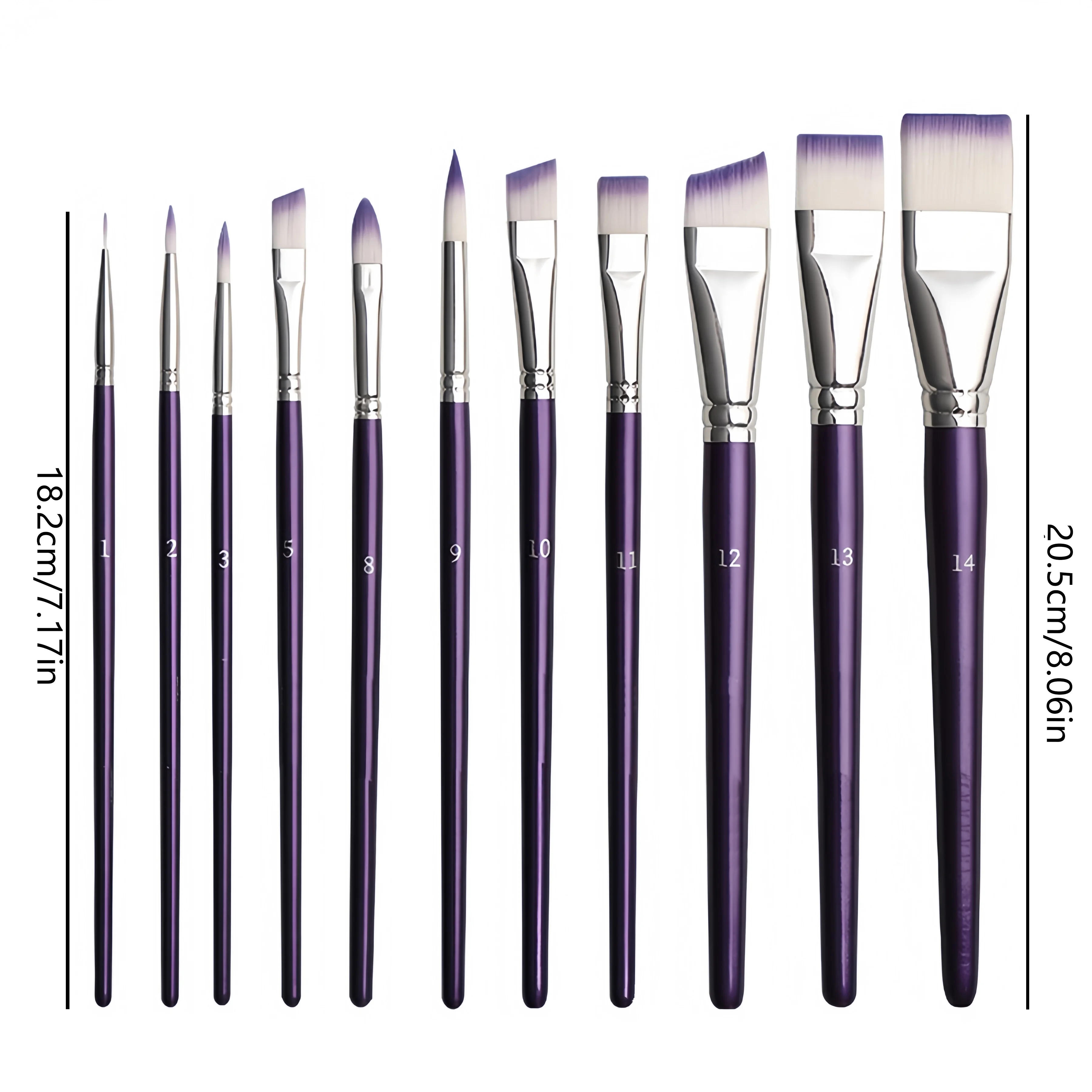 Professionelles Malpinsel-Set für Gesicht und Körper
