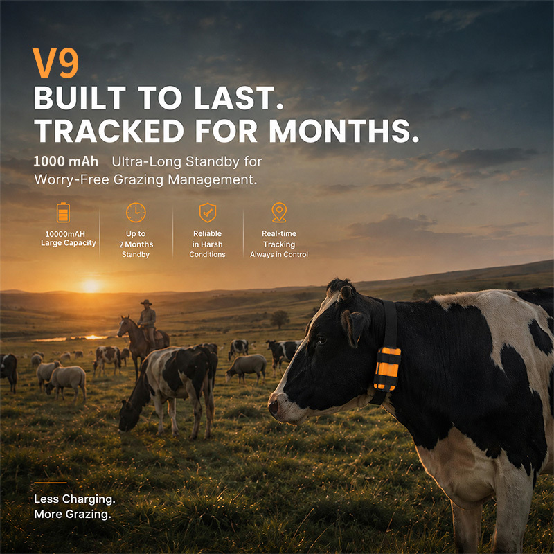 Waterproof 4G GPS Livestock Tracker 4