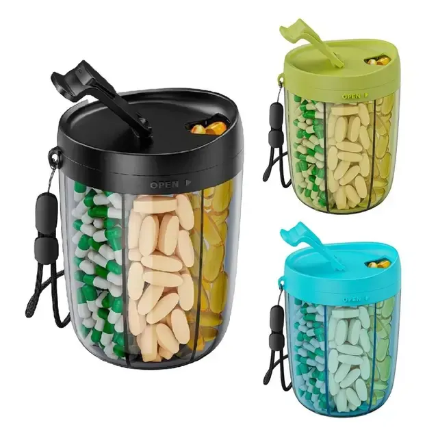 6-Compartment Pill Dispenser 4