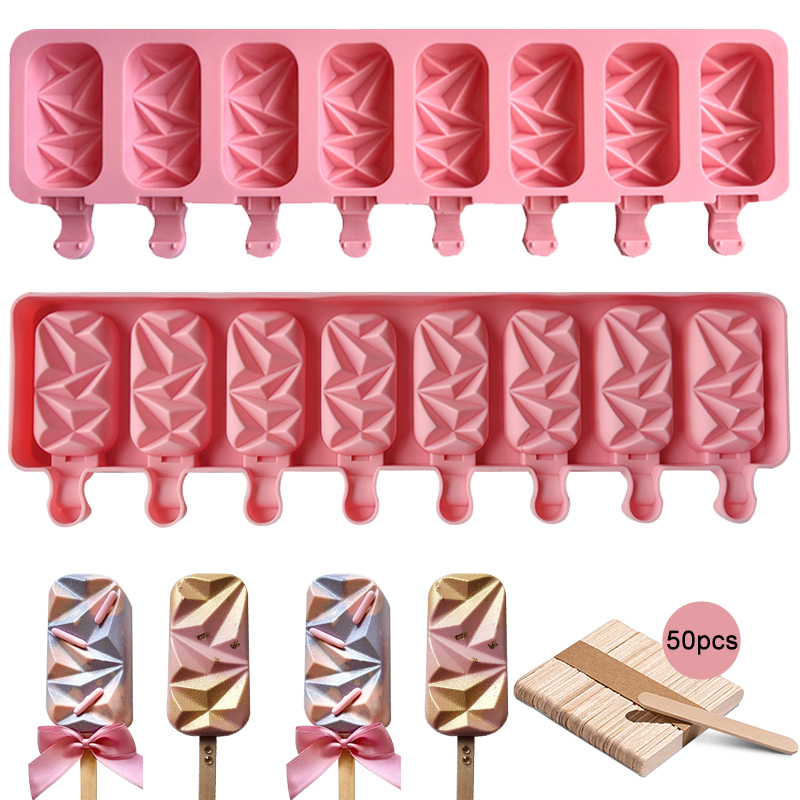 8-Cavity Silicone Popsicle Mold Set 3
