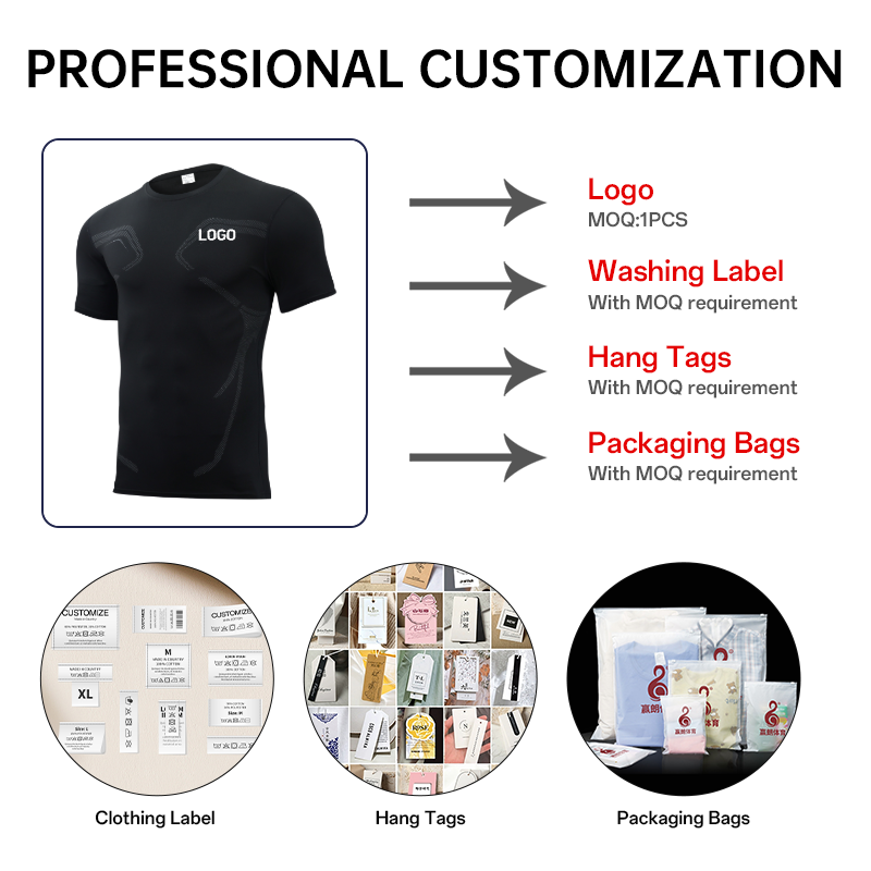 Men's Breathable Muscle Fit Fitness Tee 3