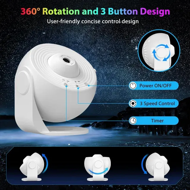 Galaxy Star Projector 4
