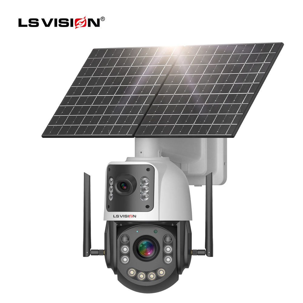20W Solar-Flutlicht-Kamera mit 50x Zoom
