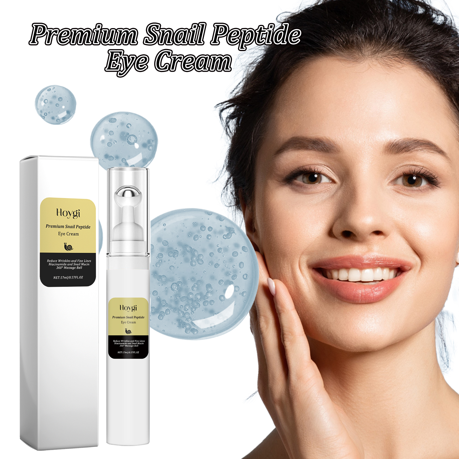 Hoygi Snail Peptide Eye Cream Firms And Fades