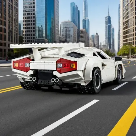 1506 Piece Countach 5000 Race Car Set
