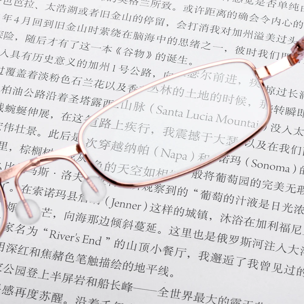 Unisex-Lesebrille mit Stiftrohretui Tragbare Presbyopie-Brille Metallgehäuse Federscharnier Brillen 4