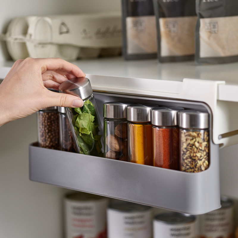 Pull-Out Kitchen Cabinet Spice Organizer 2