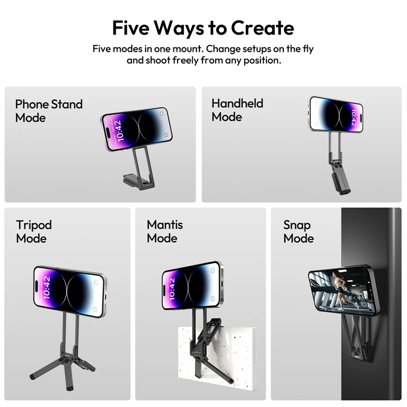 Magnetic Phone Stand with Hidden Hook 2