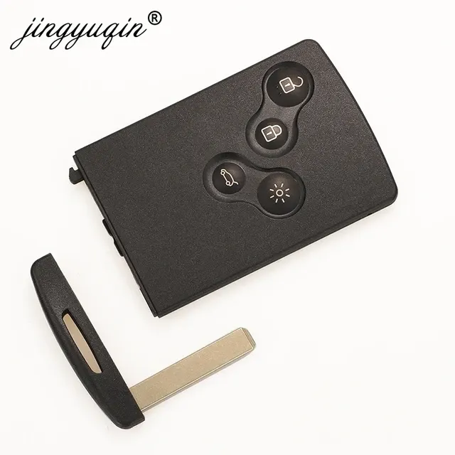 Jingyuqin 433MHz ID46 Smart Remote Key Fob for Renault Megane 4