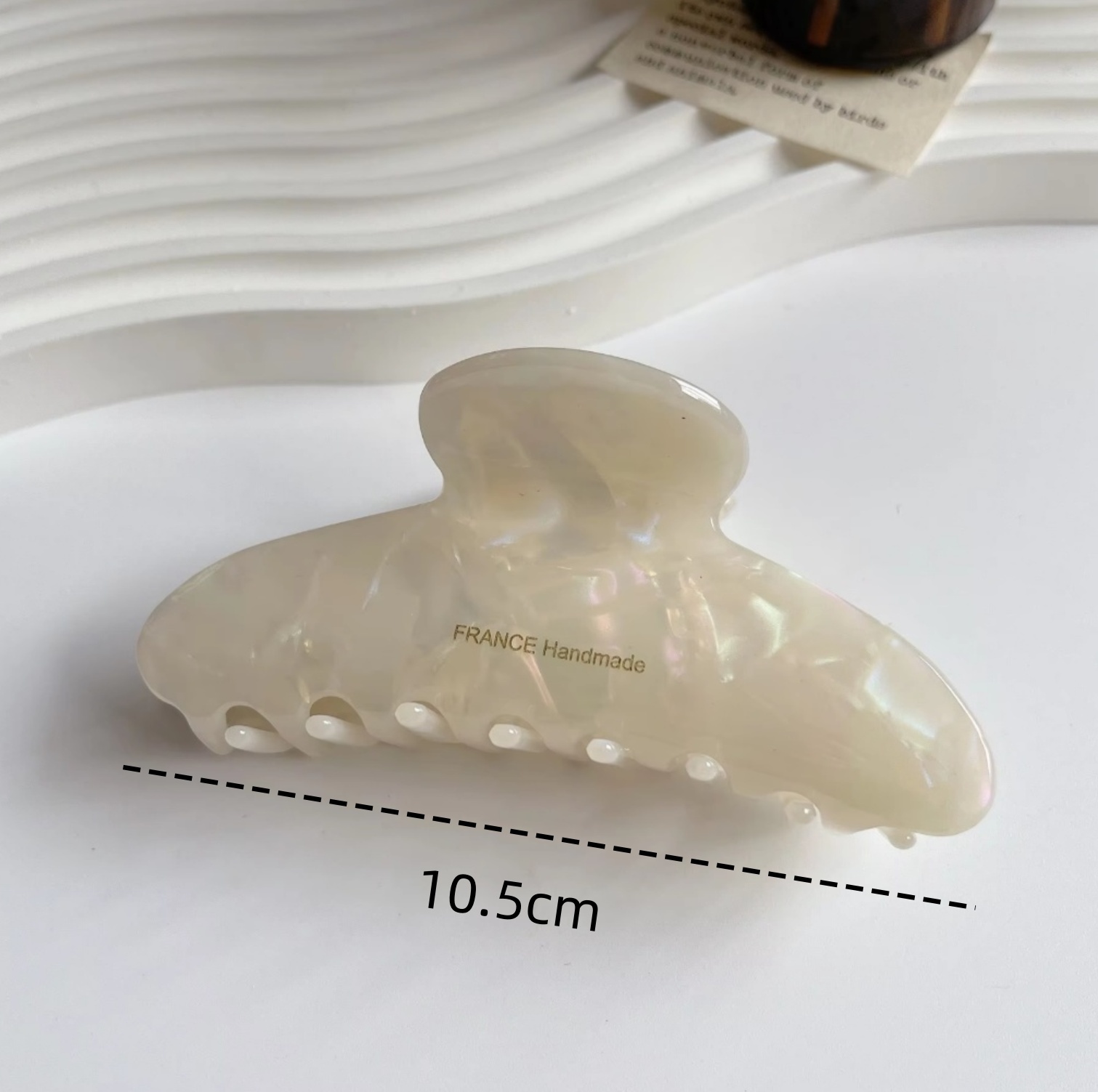 Acetate Hair Claw Clips French Minimalist Large 3