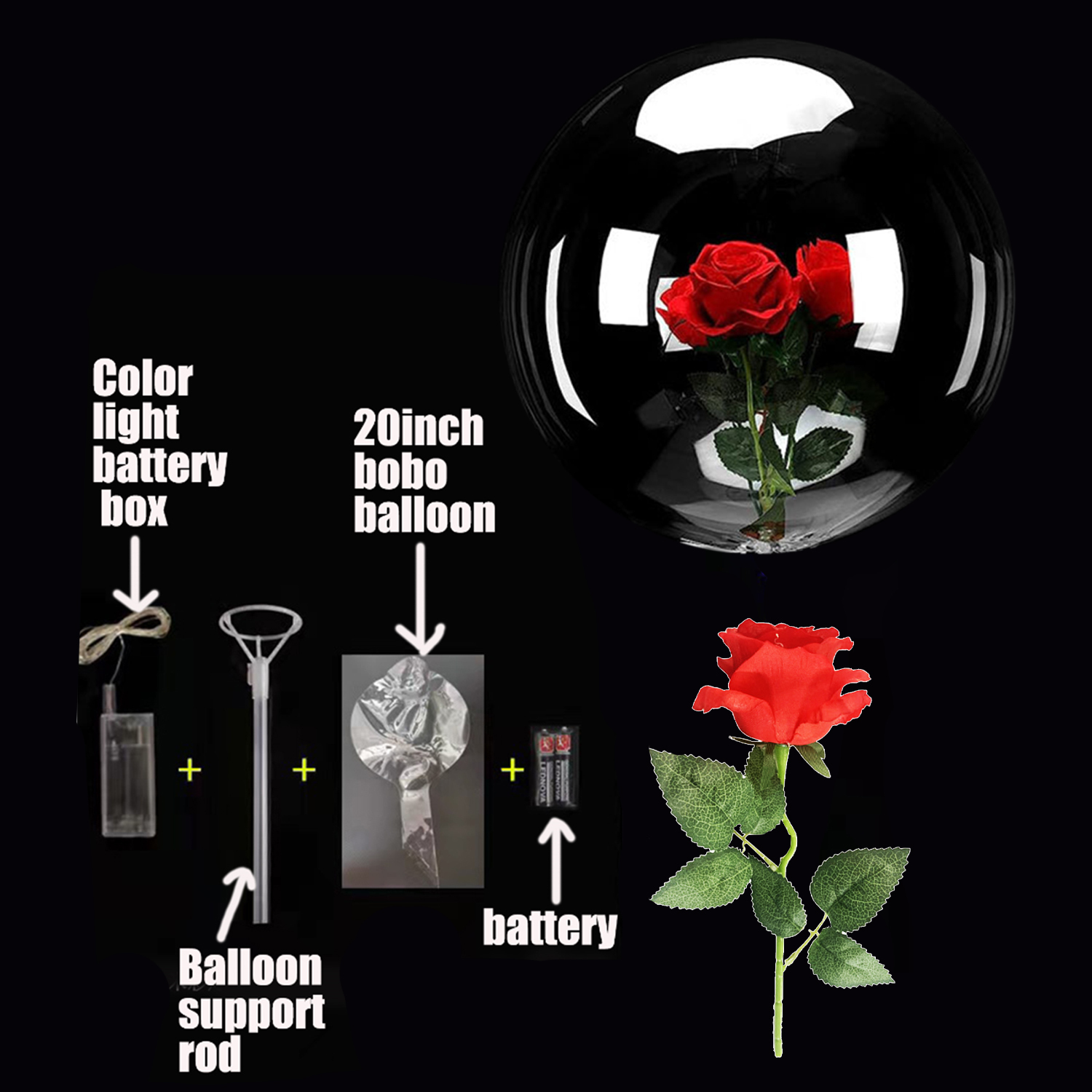 TPU-LED-Herz-Bobo-Ballon zum Valentinstag 4