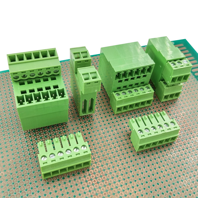 3.81mm Pluggable Terminal Block with Angled Pin Header