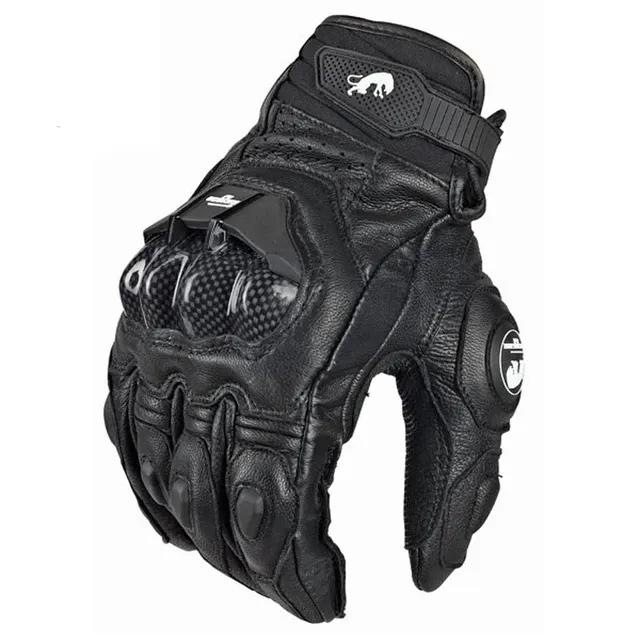 Leather Motorcycle Gloves 2