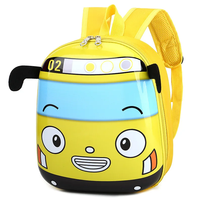 3D Rucksäcke Bus Schule Tasche Stereo Kinder Jungen 2